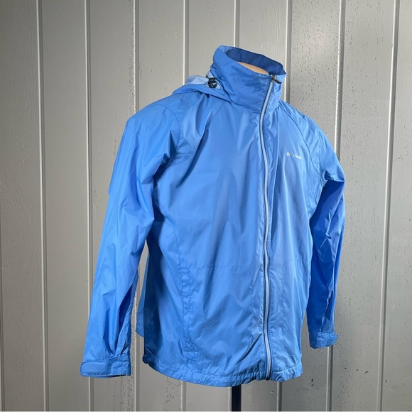 *Columbia Men's Blue Hooded Jacket Windbreaker Size 2X - Picture 10 of 14
